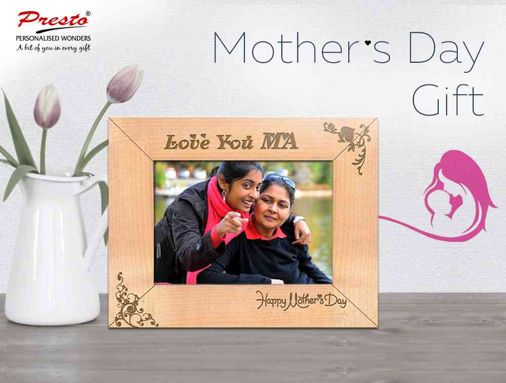 Mothers Day Gifts laser engraved photo frame