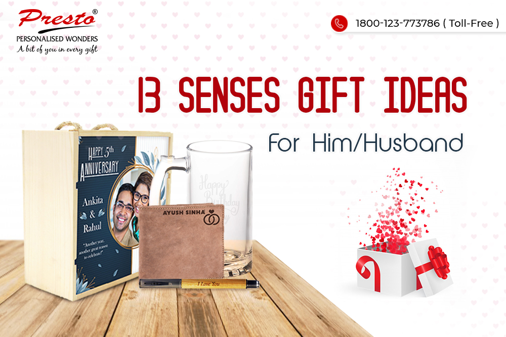 13 Senses Gift Ideas for Him/Husband