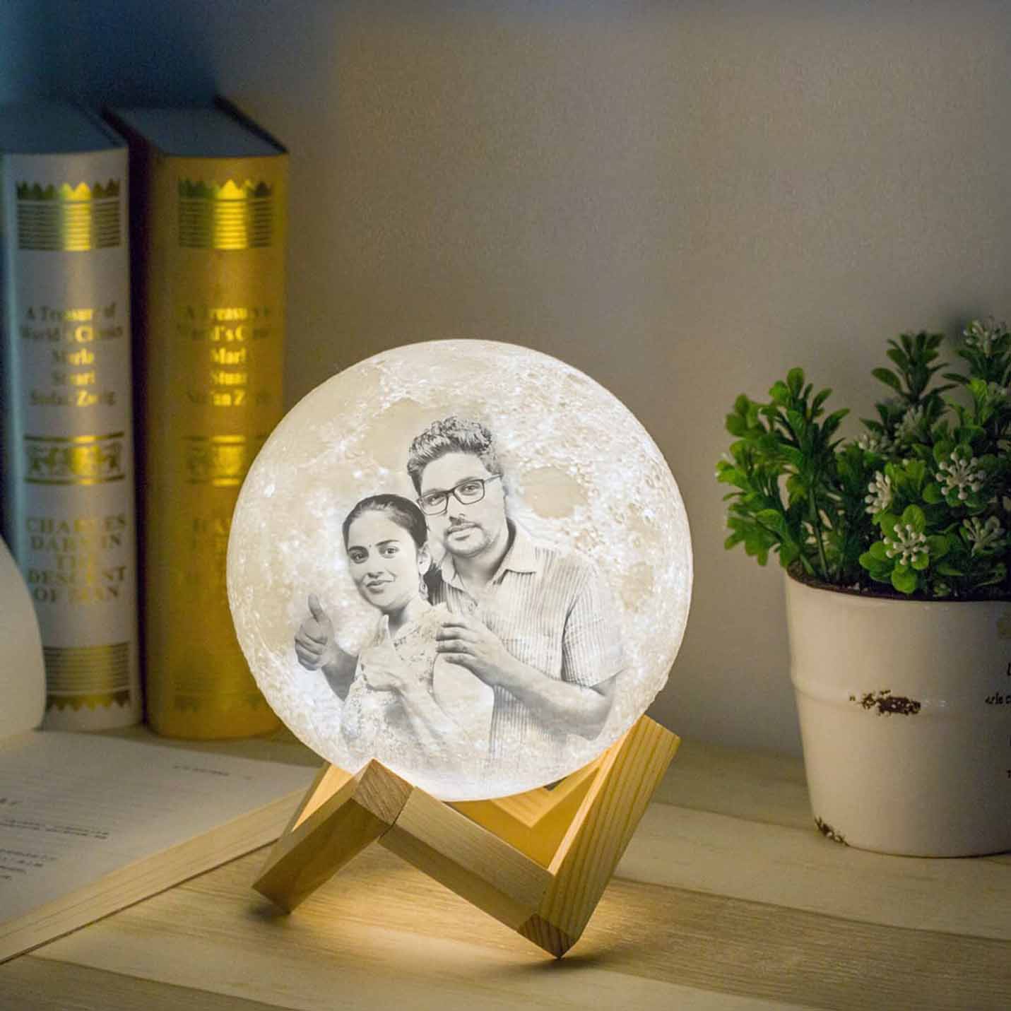 personalize 3D Moon Lamp