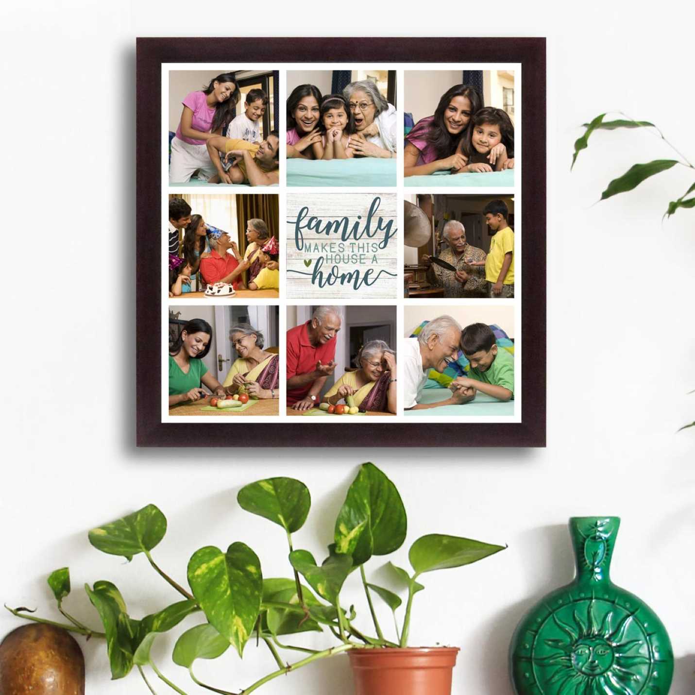 Customised Photo Collage Frame Gift for Family