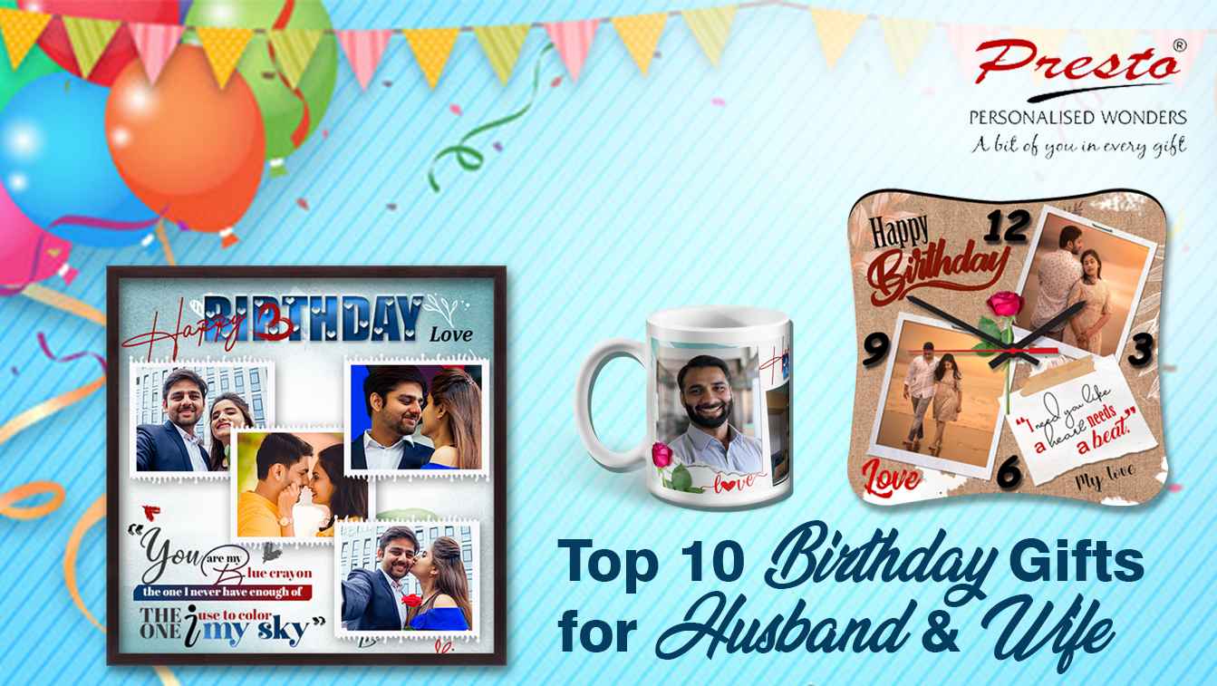 birthday gifts for husband & wife