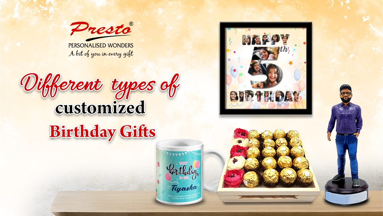 Personalized Birthday Blossom Hamper: Gift/Send Personalized Gifts Gifts  Online JVS1223212 |IGP.com