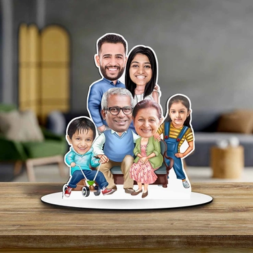Personalised-Caricature-For-Joint-Family