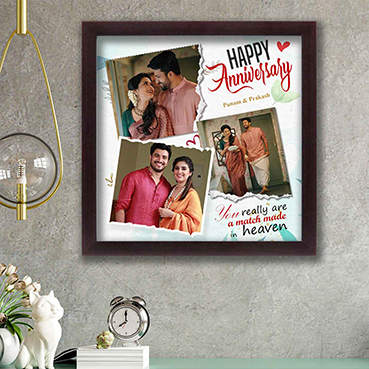 Personalised Photo Frame for Wife Anniversary