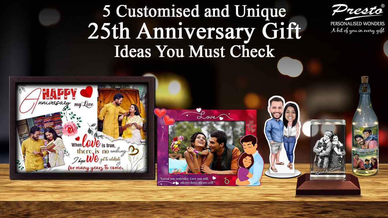 25th anniversary gifts