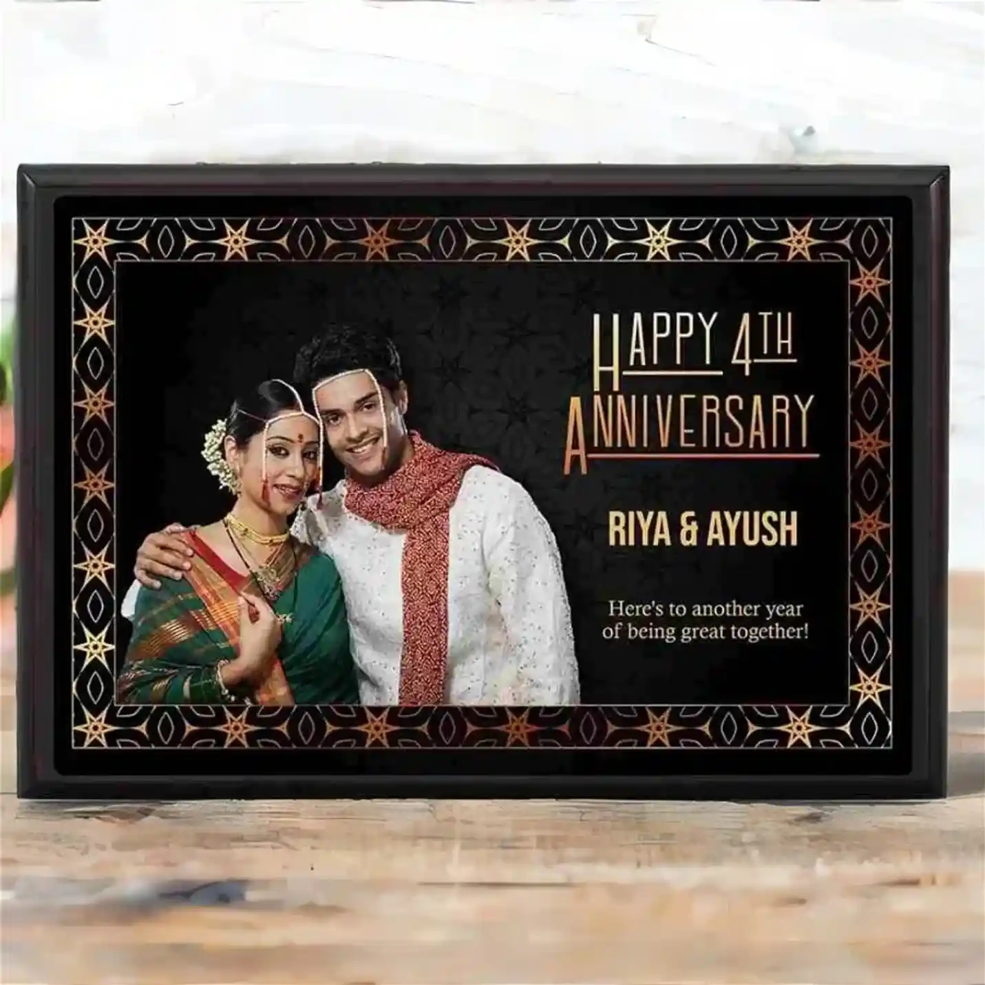 captivating Personalized Metal Photo Product 