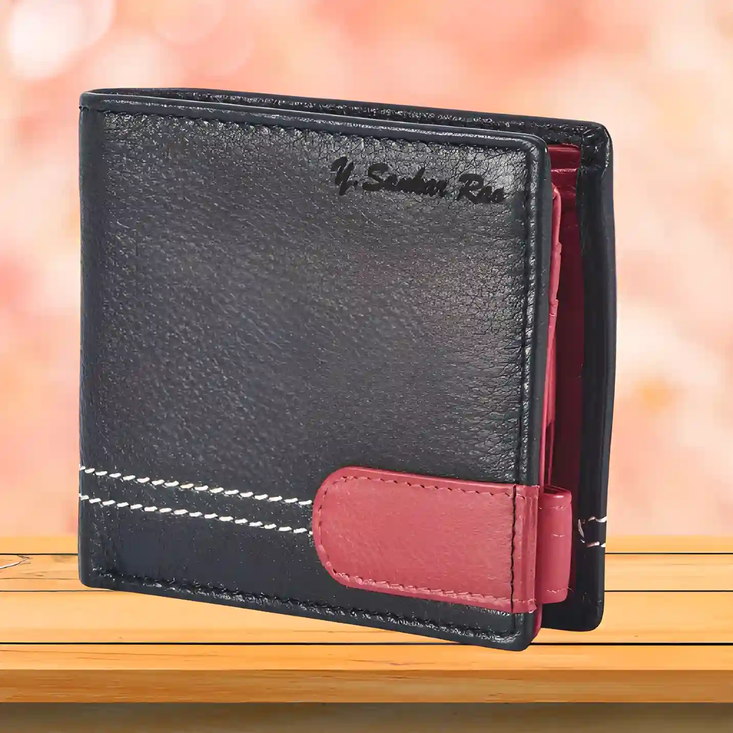 Personalized Name engraved wallet 