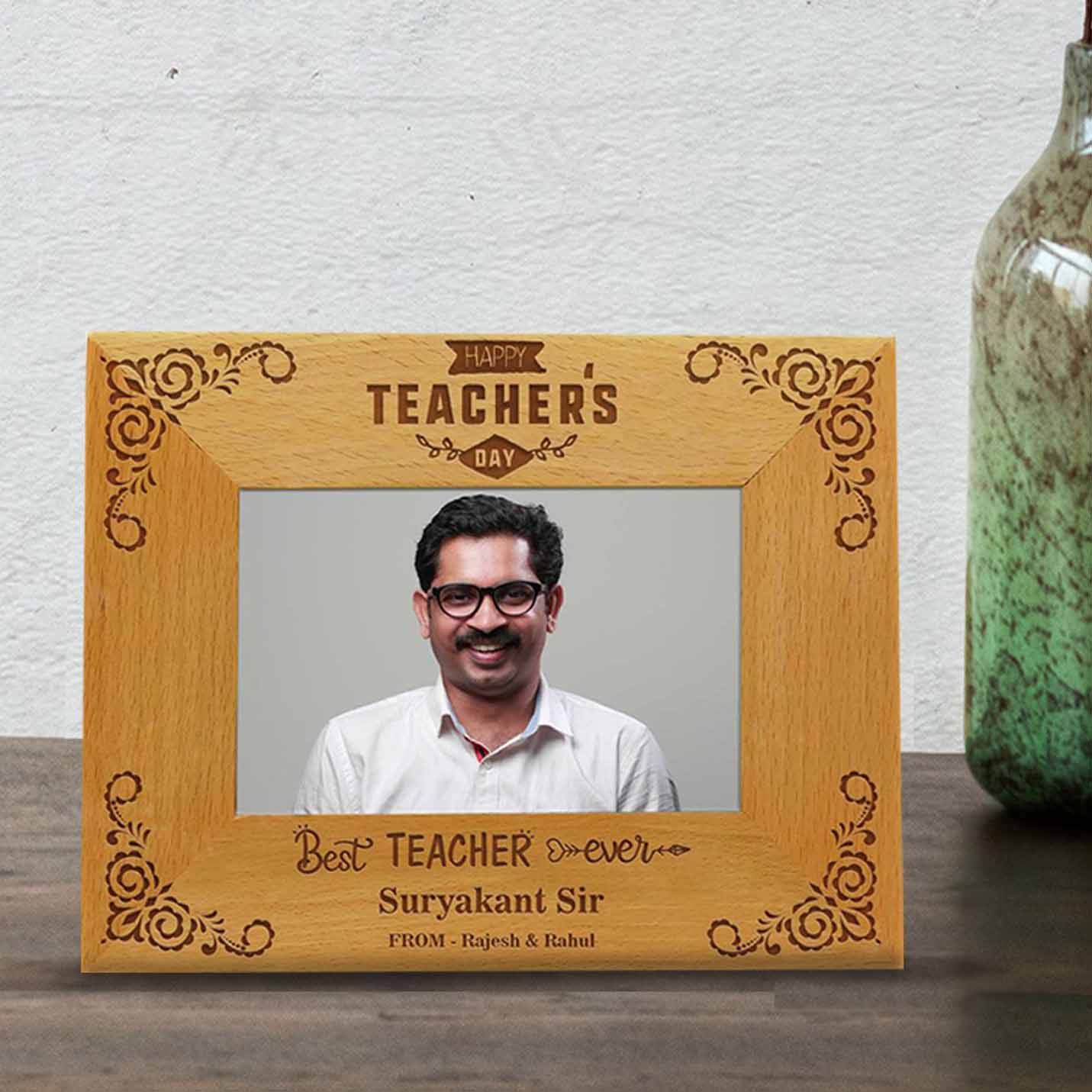 teachers day photo frame