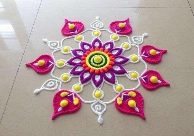 3D Rangoli