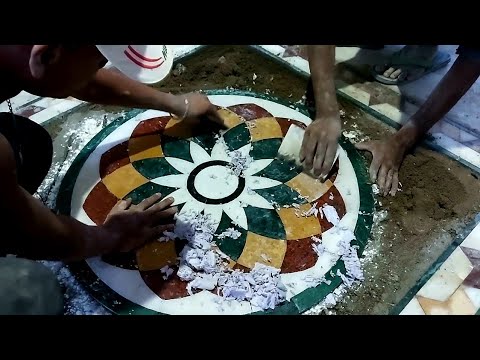 Tile Rangoli Design