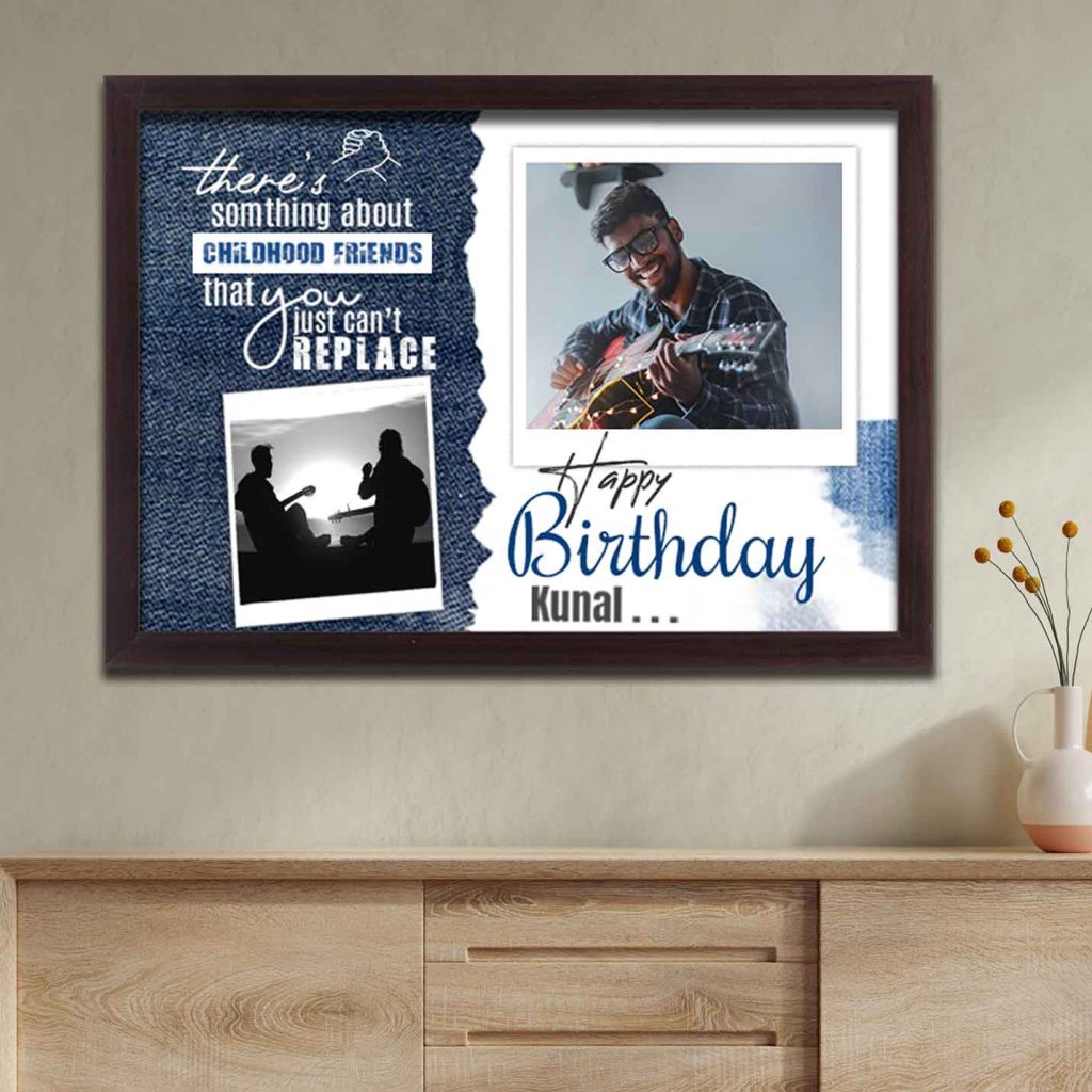 Birthday personalised photo frame