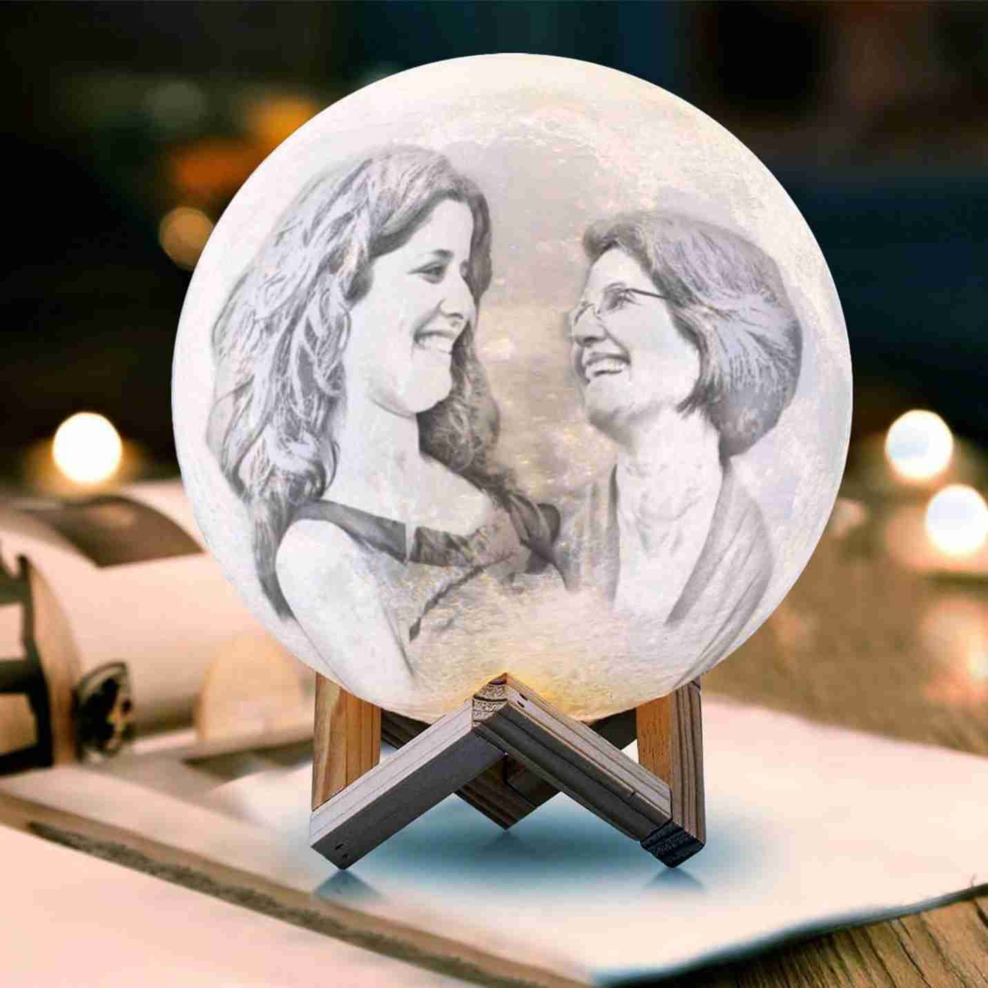 3d moon lamp