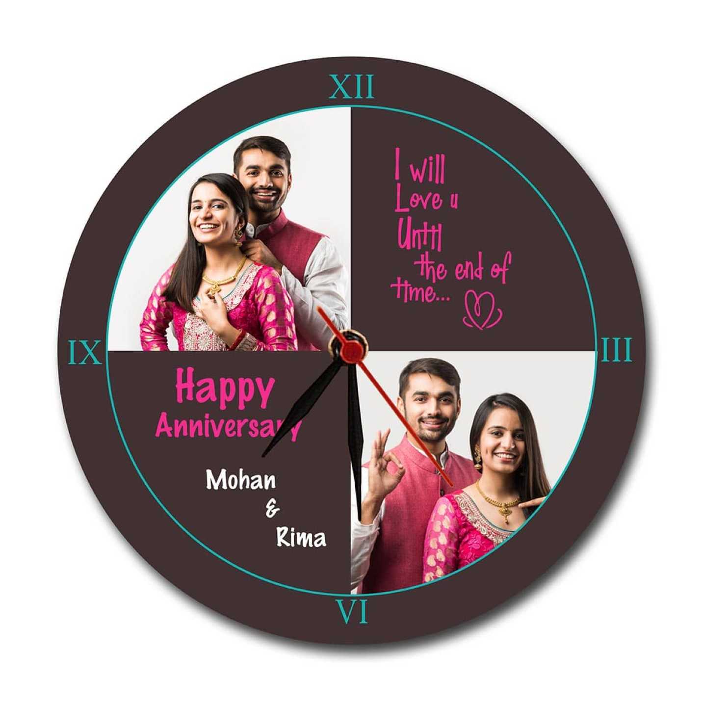 Personalized Photo Wall Clocks