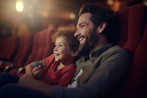 father-son-sharing-laugh-while-watching-generative