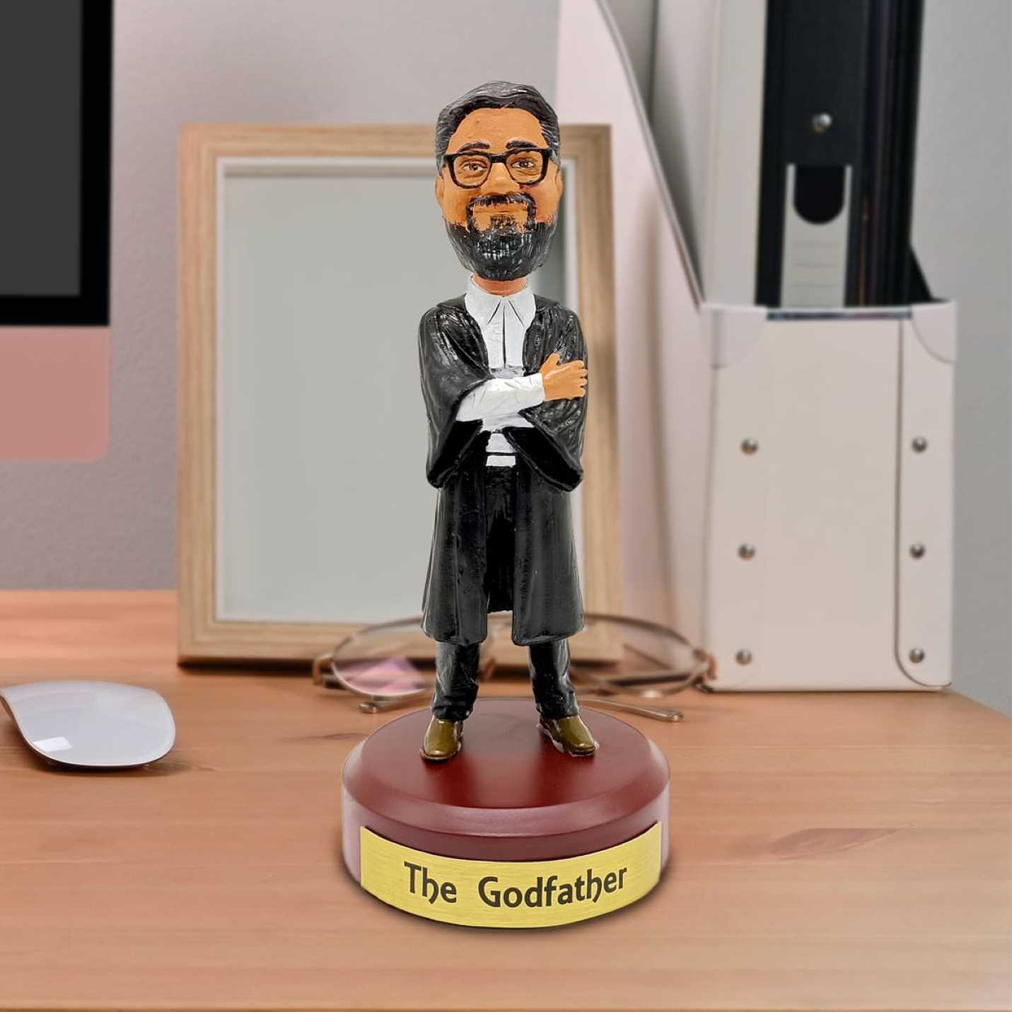 Personalised Bobblehead Miniature For Male Lawer