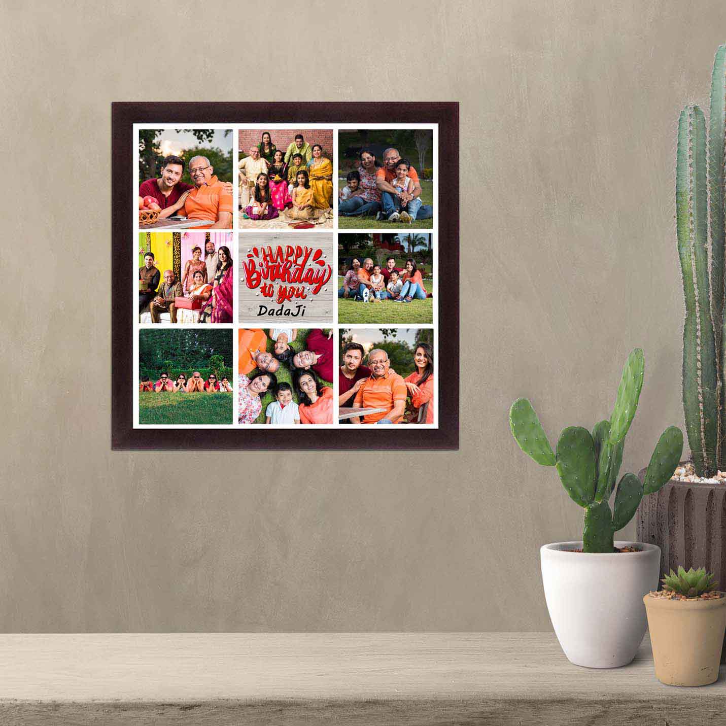 Personalised Photo Collage for Grand Father Birthday