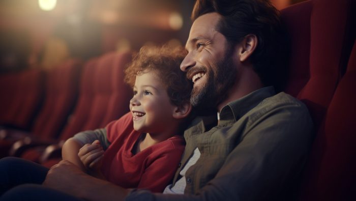 father-son-sharing-laugh-while-watching-generative