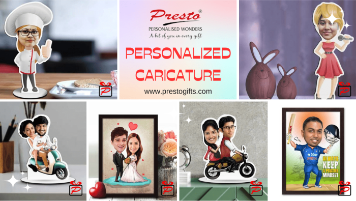 personalized caricature - prestogifts.com